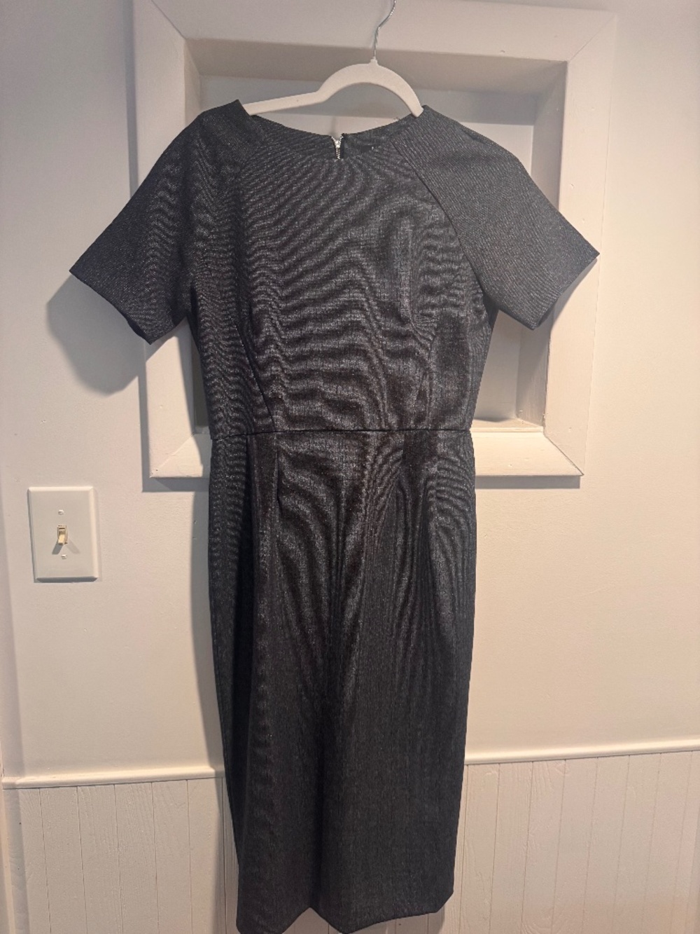 Frnch grey weave shirt dress size M